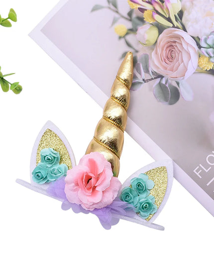 Glamouröser Einhorn Backform Topper