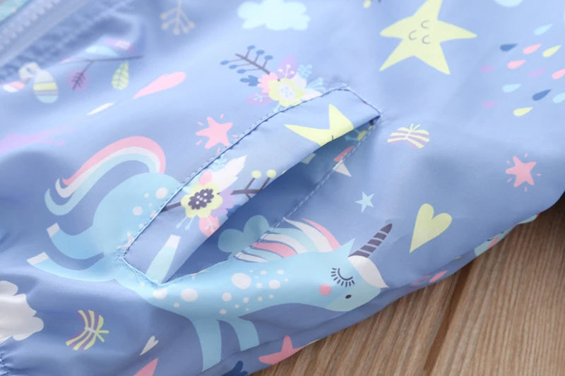 Frühlingsgefühle mit deiner Einhorn Jacke!