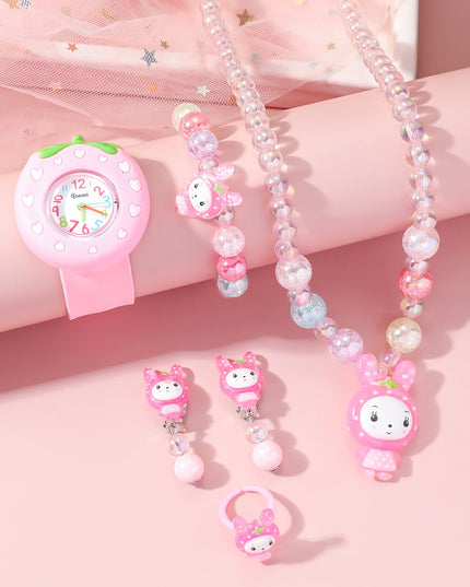 Deine Einhorn Uhr mit Regenbogen-Kronen-Set!