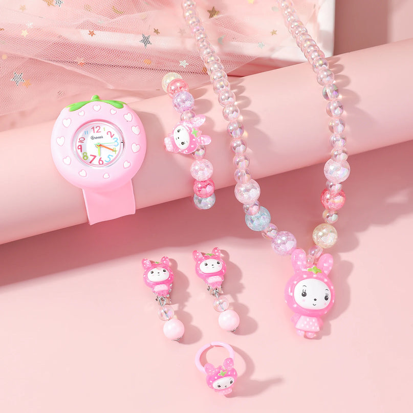 Deine Einhorn Uhr mit Regenbogen-Kronen-Set!