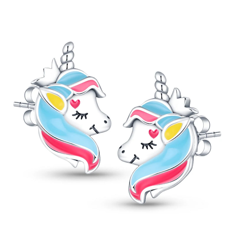 Zauberhafte Einhorn Ohrringe: Dein