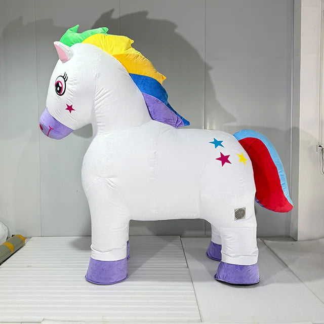 Dein Aufblasbares Einhorn Kostuem!