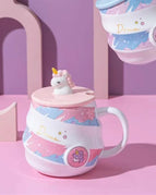 301-400ml / Pink Unicorn Spoon