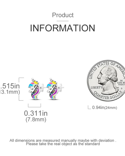 Tierische Einhorn Ohrringe, so zauberhaft!