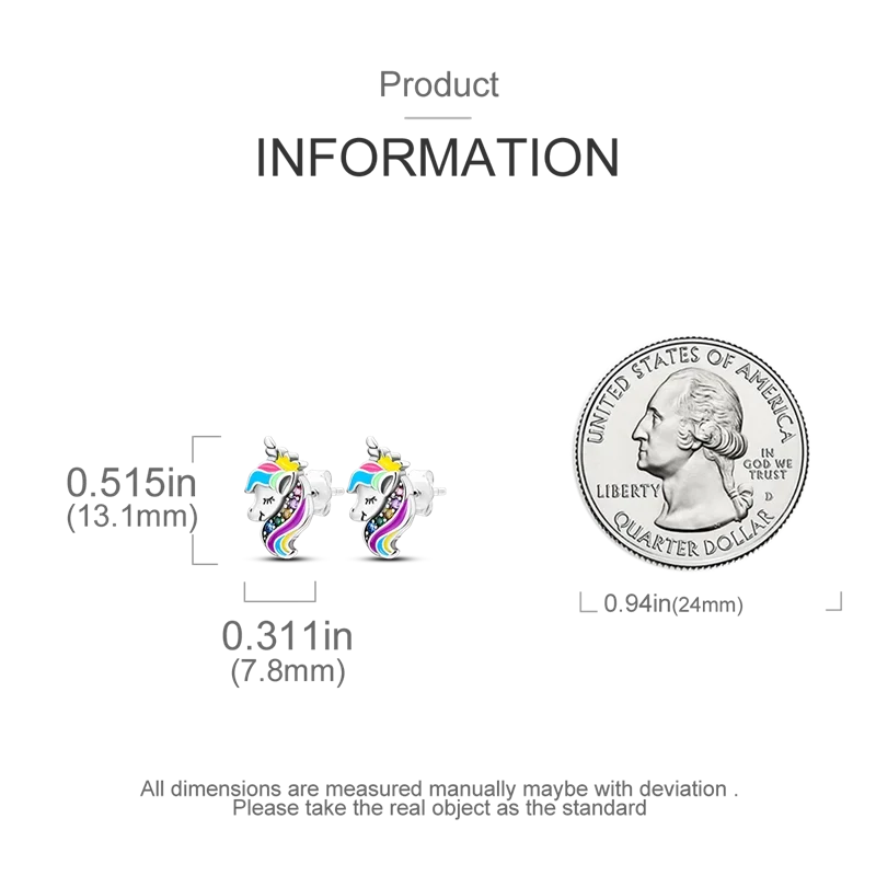 Tierische Einhorn Ohrringe, so zauberhaft!