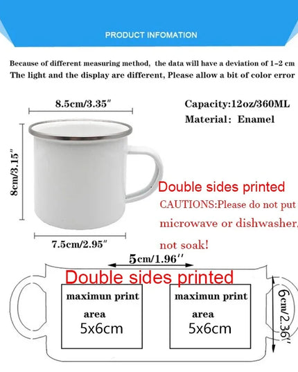 Deine coole Einhorn Tasse aus Emaille!
