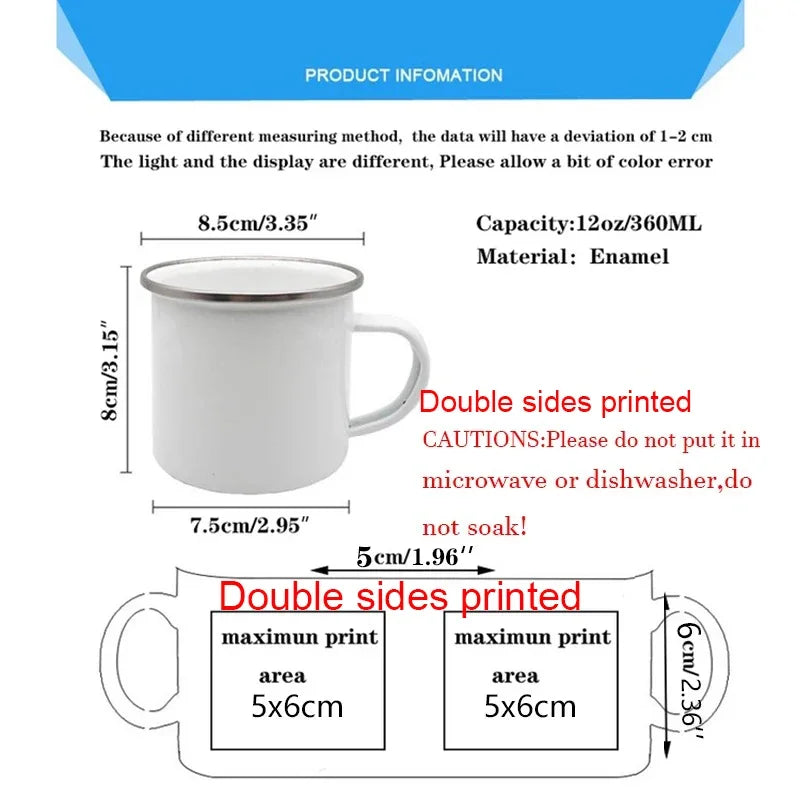 Deine coole Einhorn Tasse aus Emaille!