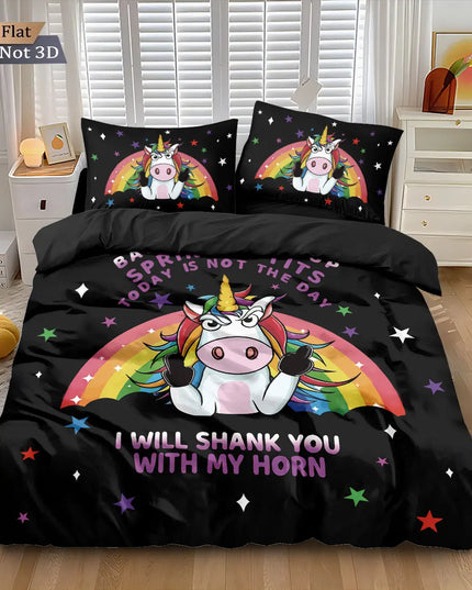 Deine Traumhafte Bunte Einhorn Bettwäsche