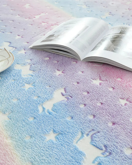 Leuchtender Einhorn Sessel Regenbogen