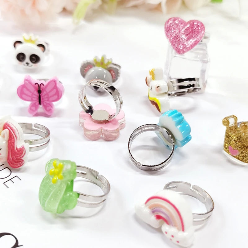 Süße Einhorn Ringe für kleine Prinzessinnen!