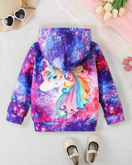 Funkelnder Einhorn Hoodie für kleine Sterne