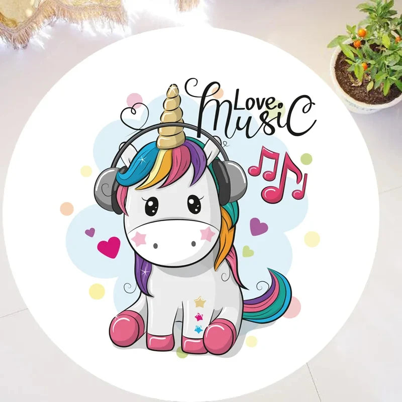Glitzernder Einhorn Teppich für dein Zuhause!