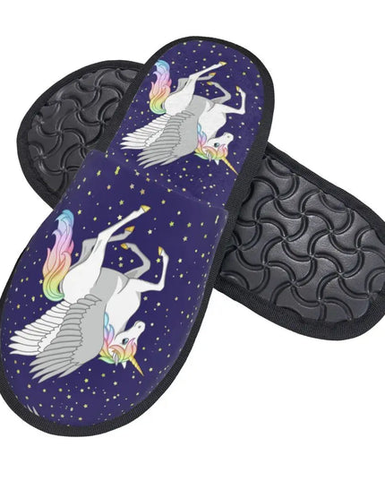Deine kuscheligen Einhorn Hausschuhe!