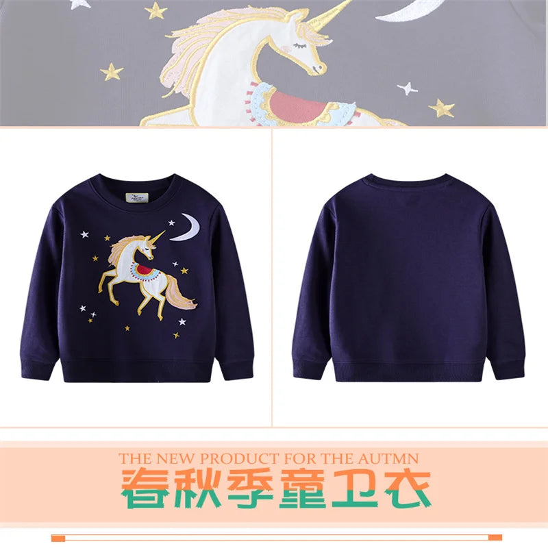 Dein glitzerndes Riesen Einhorn Sweatshirt!