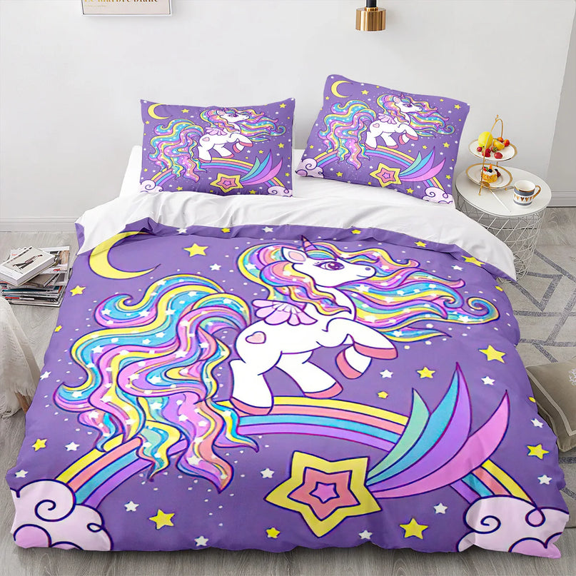 Deine Galaktische Einhorn Bettwäsche