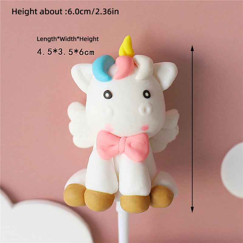 Regenbogen Einhorn Backform Topper