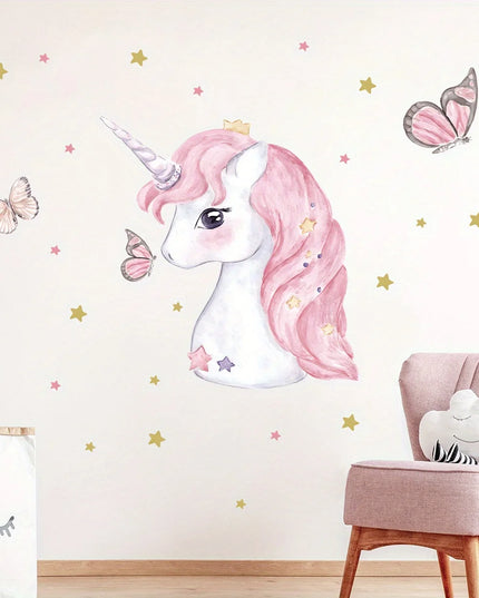 Süsses Einhorn Wandtattoo für dein Zimmer