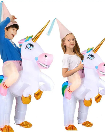 Dein Aufblasbares Einhorn Kostuem für Kids!