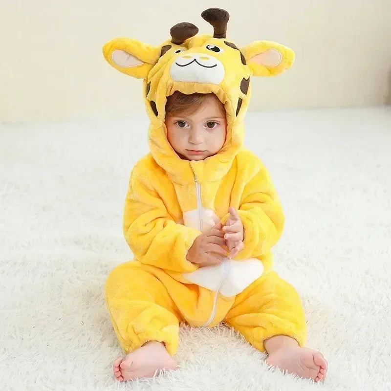 Kuscheliges Einhorn Kostuem für dein Baby!