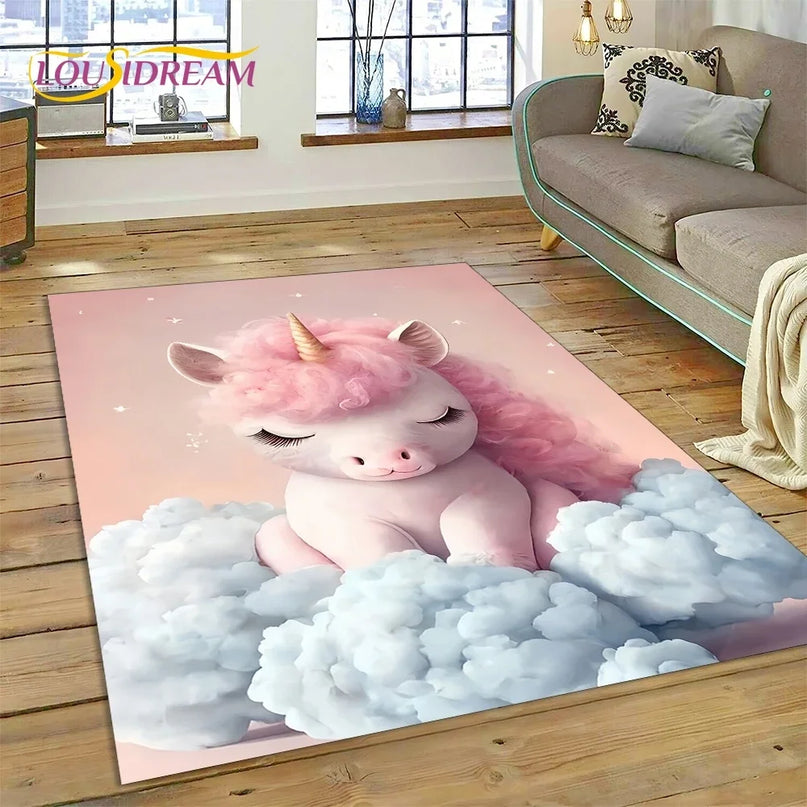 Dein Einhorn Sessel als 3D Traum-Teppich!