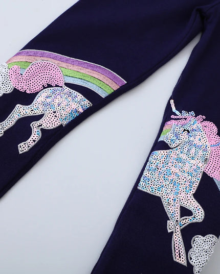 Zauberhafte Einhorn Leggings Regenbogen!