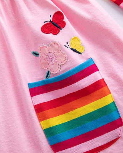 Strahlendes Einhorn Kleid für deine