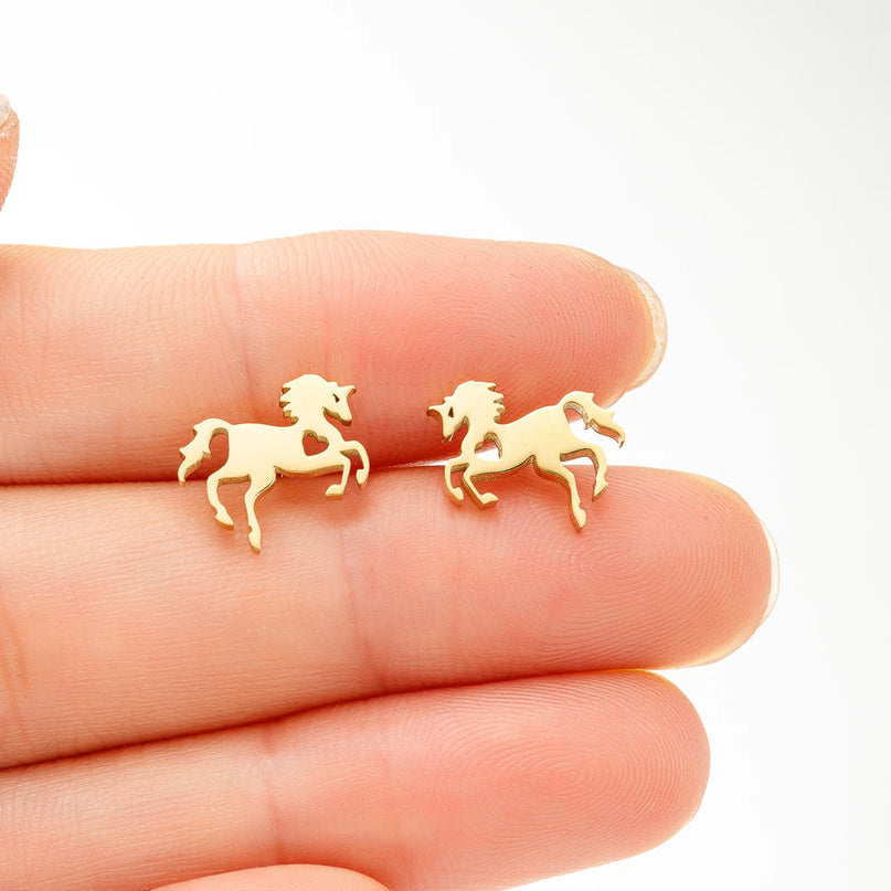 Süße Einhorn Ohrringe für dein Lächeln!