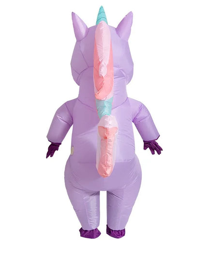 Flieg los mit diesem aufblasbaren Einhorn