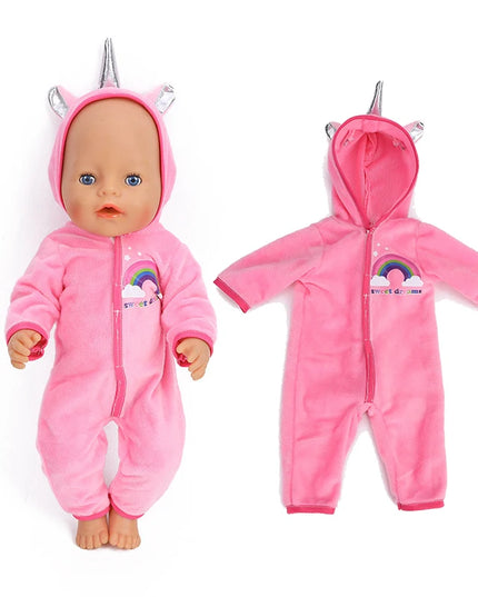Deine kleine Einhorn Jacke für Puppen!