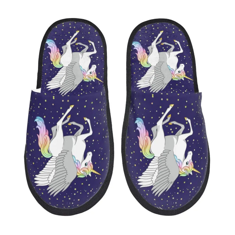 Fantasievolle Einhorn Hausschuhe für dich!