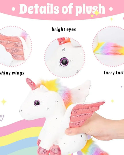 Dein süßes Einhorn Kissen mit Sternen und