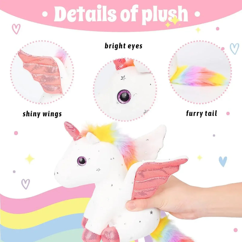 Dein süßes Einhorn Kissen mit Sternen und