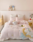 Style 1 / Queen 200X230cm 5pcs / Fitted Bed Sheet