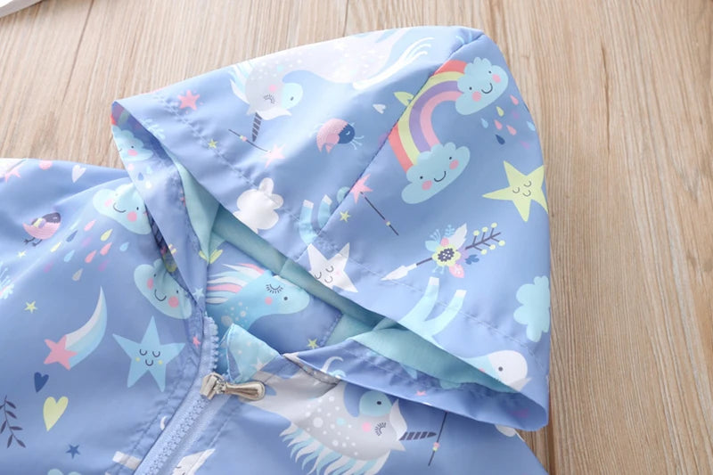 Frühlingsgefühle mit deiner Einhorn Jacke!