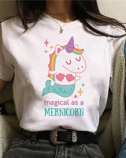 Dein modernes Einhorn T-Shirt mit dunklem