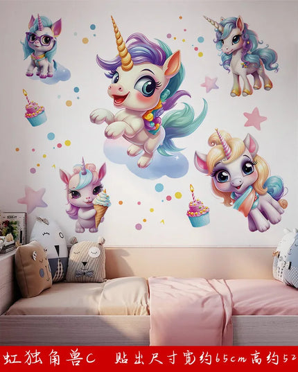 Dein zauberhaftes Einhorn Wandtattoo fürs