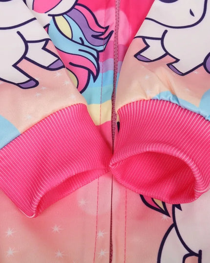 Deine kuschelige Einhorn Jacke in Pink!
