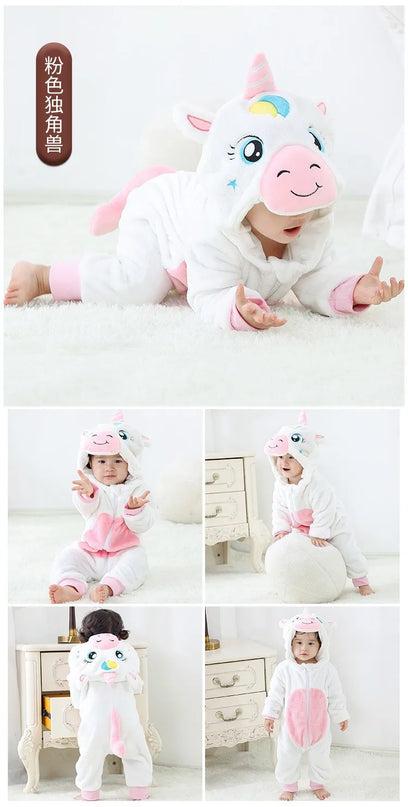 Dein kuscheliger Einhorn Baby Strampler