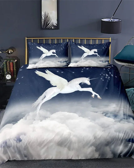 Flieg mit dieser Einhorn Bettwäsche in deine