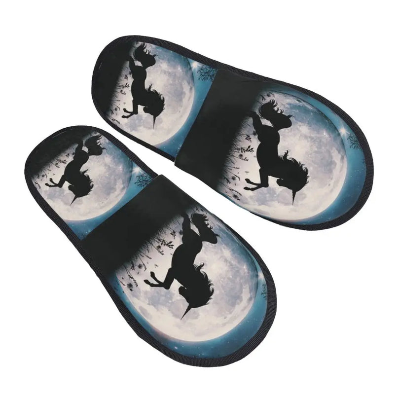 Warme Einhorn Hausschuhe für dich!