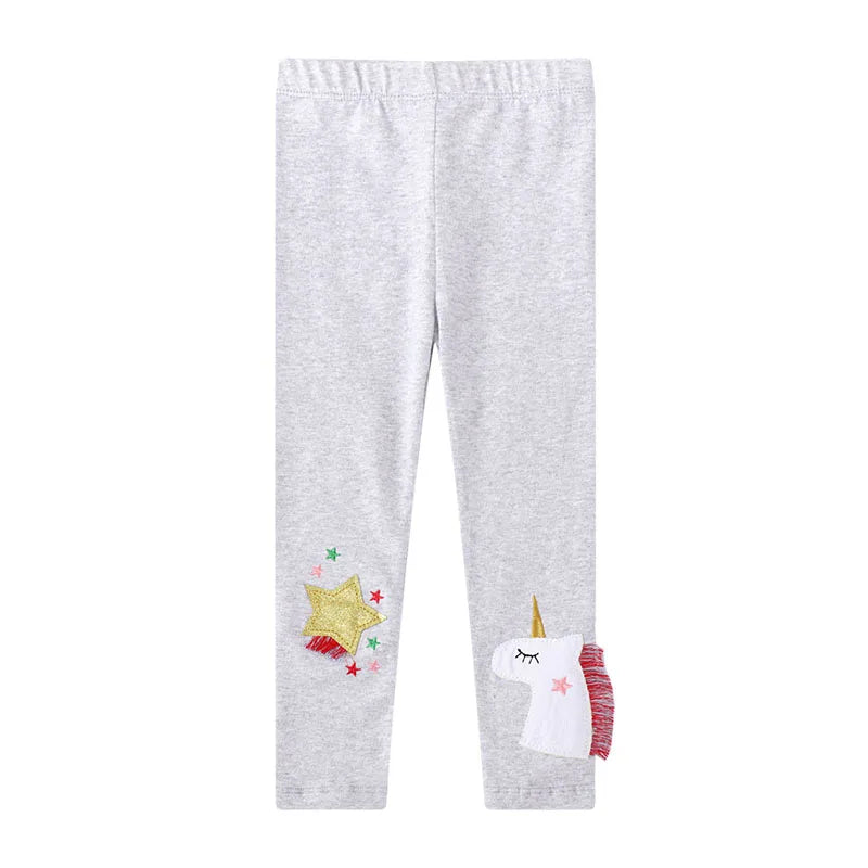 Funkelnde Einhorn Leggings mit Sternen