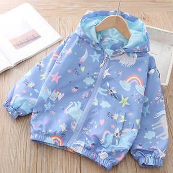 Frühlingsgefühle mit deiner Einhorn Jacke!