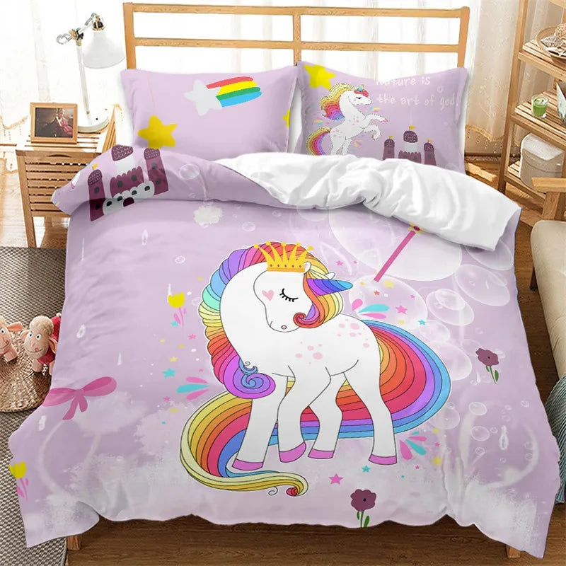Dein leuchtendes Einhorn Bettwäsche-Set!