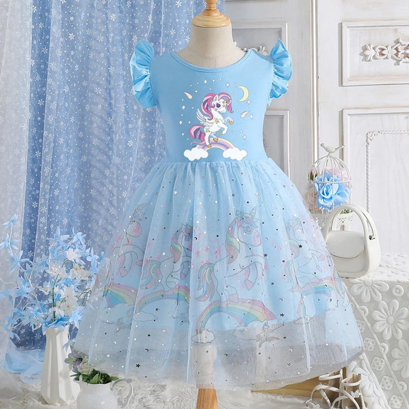 Dein Prinzessinnen Einhorn Kleid für Partys