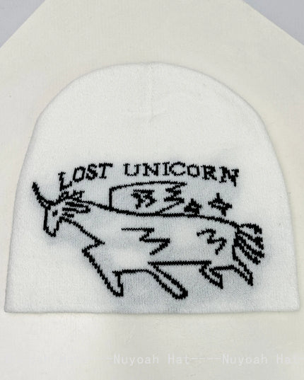 Dein trendiger Einhorn Beanie in Pink!