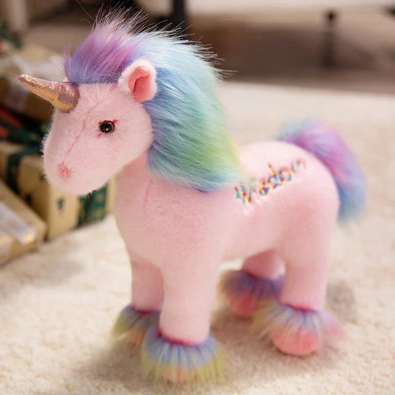 Dein Regenbogen Einhorn Kissen zum Liebhaben!