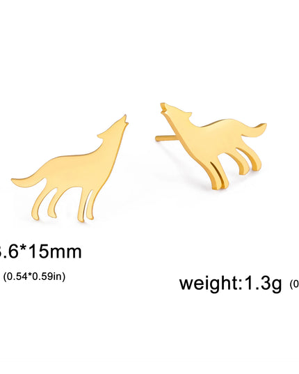 Goldene Einhorn Ohrringe, dein magischer