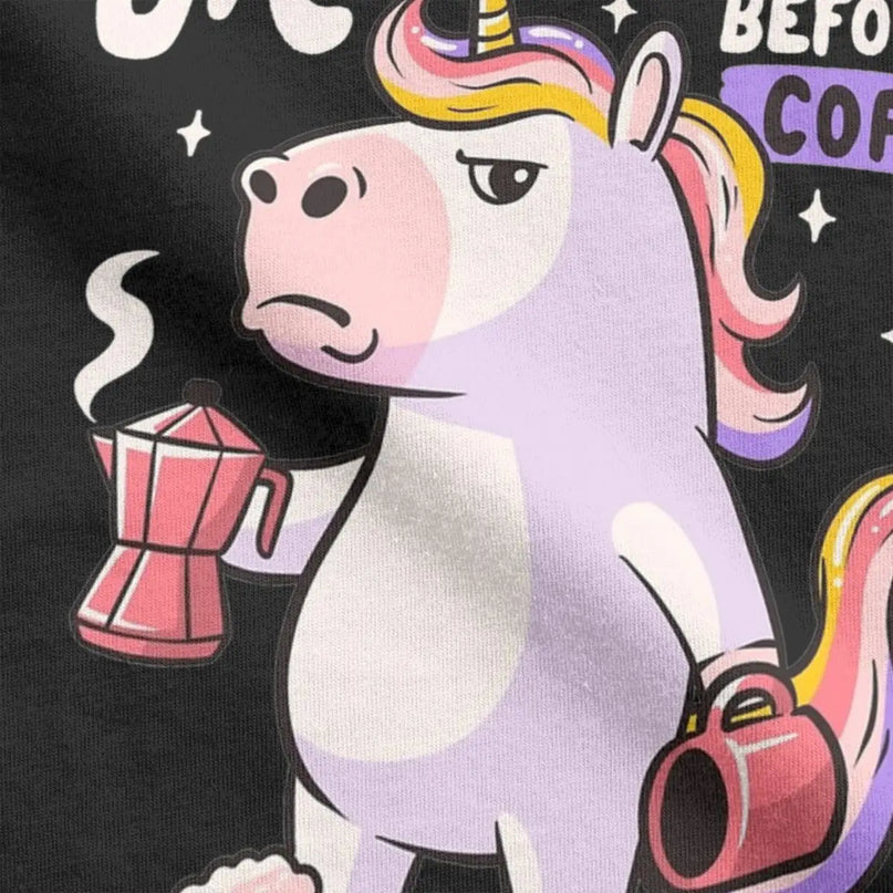 Dein Grumpycorn Einhorn T-Shirt in Army