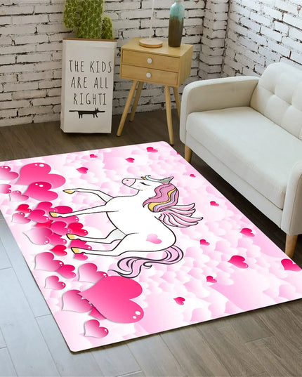 Dein süßer Einhorn Teppich in Pink!