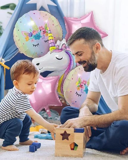 Feiere magisch mit diesen Einhorn Ballons!